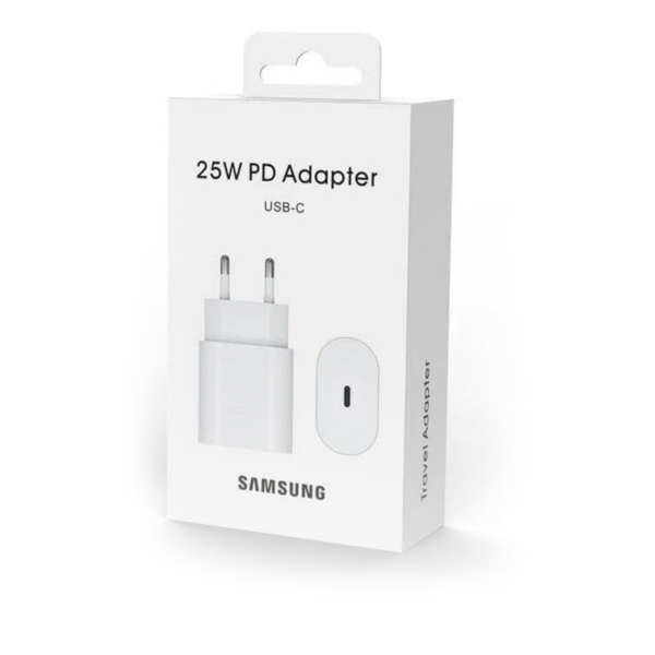 Samsung 25W PD Adapter USB-C EP-TA800 wit Samsung 25W PD Adapter USB-C EP-TA800 - Afbeelding 1