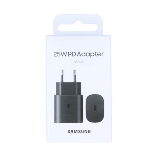 Samsung 25W PD Adapter USB-C EP-TA800 zwart Samsung 25W PD Adapter USB-C EP-TA800 - Afbeelding 2